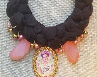Mexican necklace maxicollar punk Frida statement necklace