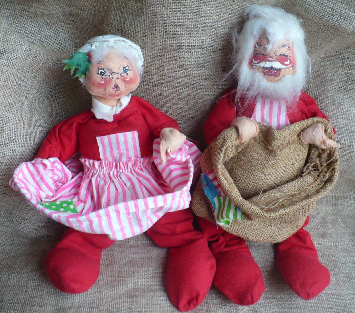 stuffed mr and mrs claus