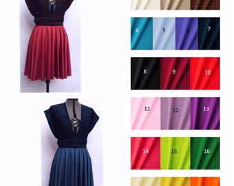 Infinity dress / repositionnable / Custom Order / Personalized / Tailored / Party Evening dress / bridesmaid dress / wedding dress