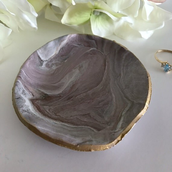 Marble Ring Dish Trinket Dish Jewelry Dish Ring Holder