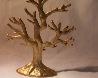 Gold Metal Tabletop Tree