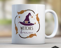 Unique witch coffee mug related items | Etsy