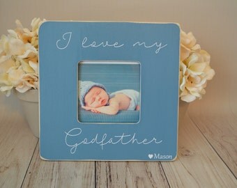 Godfather picture frame, custom picture frame, picture frame, father's day gift, personalized picture frame, Godfather gift