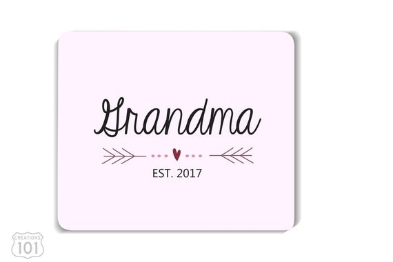Download Items similar to Grandma - Est 2017, Grandma Gift, Grandma ...