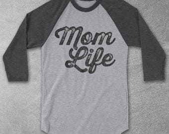 Mom Life Shirts - Graphic Tee For women - Mom Birthday Shirt - Womens funny tshirt - Mom Birthday gift ideas - Mom Life tshirt - Funny tee