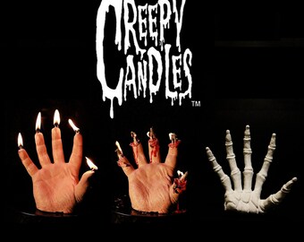 Bleeding Hand Candle