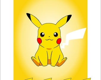 PIN the TAIL on PIKACHU Pokemon pin the tail pokemon