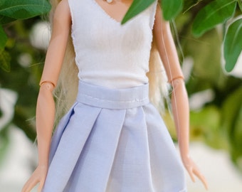 Barbie clothes/ Barbie clothes set / clothes for fashion royalty, poppy Parker and etc /Barbie skirt/ Barbie top/ Barbie outfit
