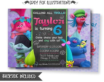 Trolls printables | Etsy