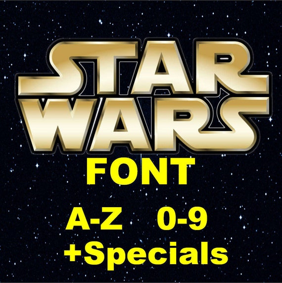 Star Wars Font Monogram Font SVG Collection Star Wars Font