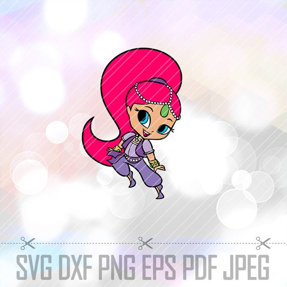 Shimmer and Shine SVG DXF Png Eps Layered Cut Files Cricut