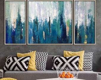 Acrylic Painting Abstract Painting Cuadros Original painting 3 pieces wall art cuadros Canvas Art painting Wall Pictures cuadros abstractos