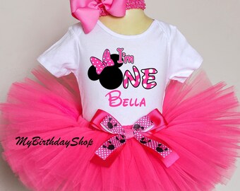 Minnie mouse 1st birthday outfit | Etsy
