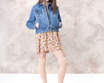 LEE denim OVERSIZE jean JACKET vintage women Medium better Stay together 90s faded distressed Spring / better Stay together