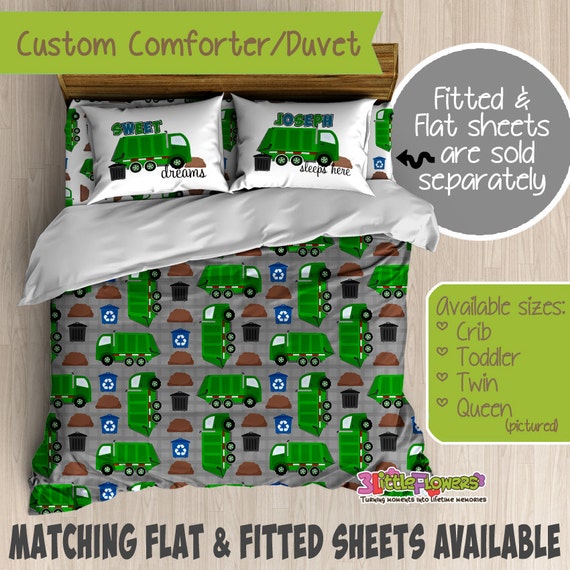 Garbage Truck Custom Comforter/Duvet Kids Comforter Kids