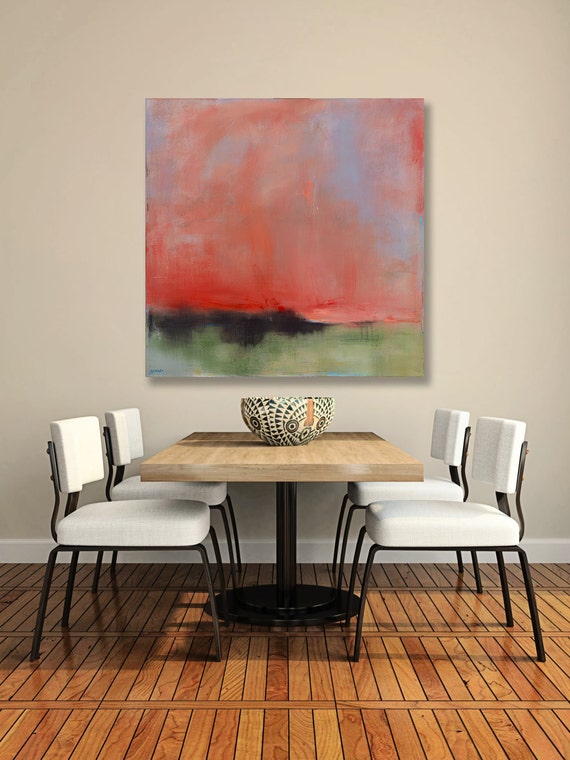 Items Similar To Minimalist Abstract Landscape Canvas Print Ready To   Il 570xN.1126667215 K2ua 