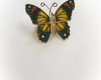 Vintage 1970s Butterfly Brooch