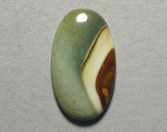 POLYCHROME JASPER oval cabochon 20X35mm designer cab