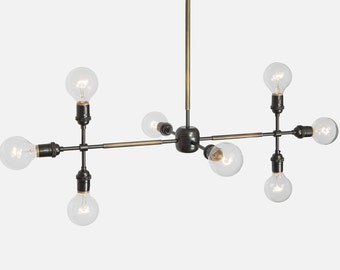 Modern Chandelier Light Fixture, Kitchen Chandelier Lighting Fixture, Linear Ceiling, Modern Linear Pendant Light, Island Pendant Lighting