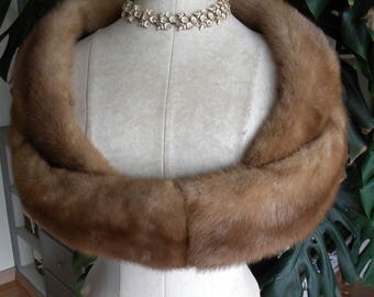 Beautiful mink fur stole / wrap / wedding