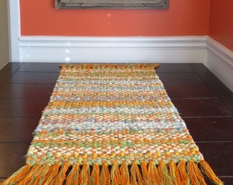 Twined rag rugs | Etsy