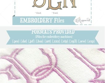Fancy Fishtail Border/Outline Embroidery Font/Alphabet for Machines | Instant Download | Fishtail Outline Alphabet, Fishtail Border
