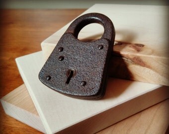 Antique Corbin Padlock - Steel Lock - Vintage Lock - No Key