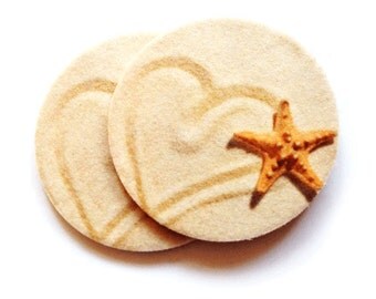 Car coasters for your cars cup holder - Set of two super absorbent Car Coasters-Auto Coasters-Free Shipping -Contains an Antibacterial Agent