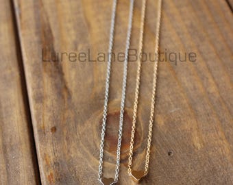 Heart necklace/ Bridesmaid necklace/Graduation gift/ Bridal shower gift/ Little heart necklace/ Birthday gift/ Heart pendant/ Dainty heart