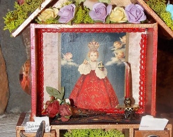 Infant of Prague Home Shrine