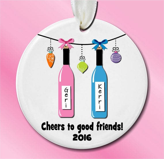 personalized best friends christmas ornament best friends personalized best friends christmas ornament best friends