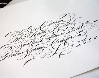 Luxury Handwritten Calligraphy for Weddings and by OpenInkStand