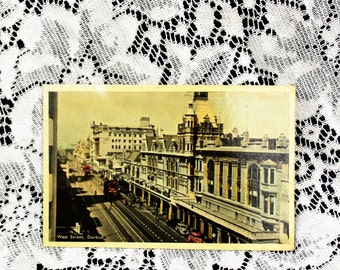 1943 Vintage Postcard/Vintage West Street Durban South Africa UK Postcard/Vintage photograph/vintage europe postcard/paper ephemera/vintage