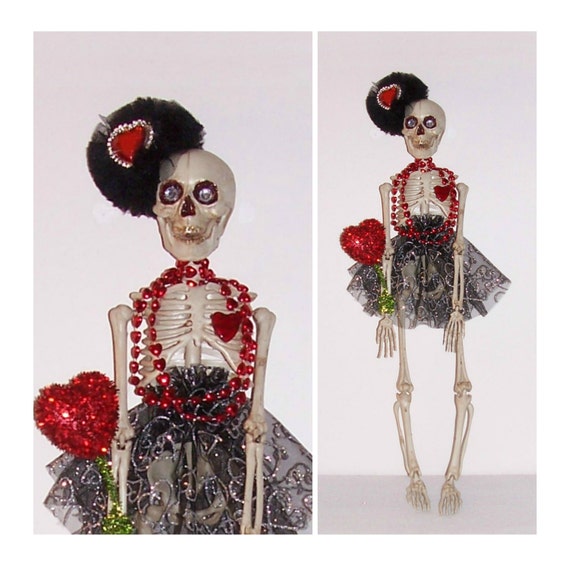 stuffed skeleton doll