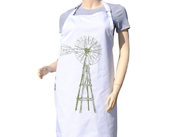 kitchen apron olive green windmill apron large apron bbq apron farm apron - Kitchen Gift Ideas For Mom kitchen apron olive green windmill apron large apron bbq apron farm apron - Kitchen Gift Ideas For Mom