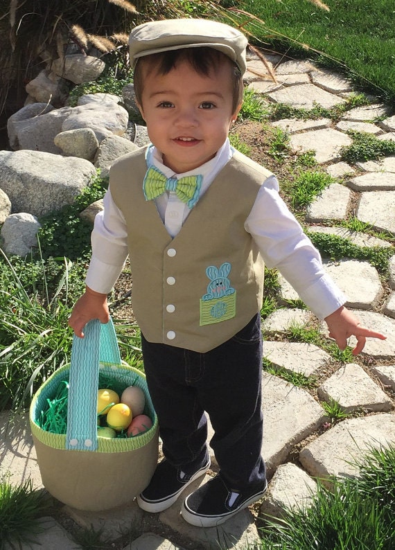 Vest and Bow Tie Set for Infants Toddlers and Young boys 3