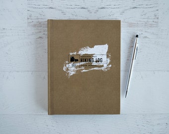 Personalized Travel Journal Hiking Journal Hardcover Travelogue Appalachian Trail AT Spiral Notebook Hiking Log Journals Backpacking JN9017