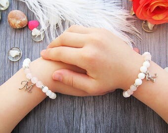 Personalized jewelry personalized baby personalized name bracelet personalized initial bracelet Child jewellery Kids jewelry charm bracelet