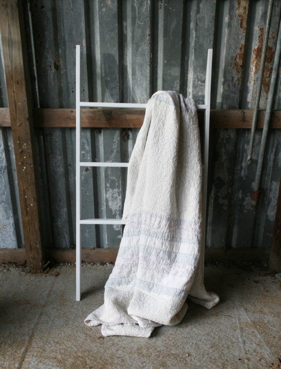 items similar to white handcrafted ladder for quilts and blankets shabby chic home decor items similar to white handcrafted ladder for quilts and blankets shabby chic home decor