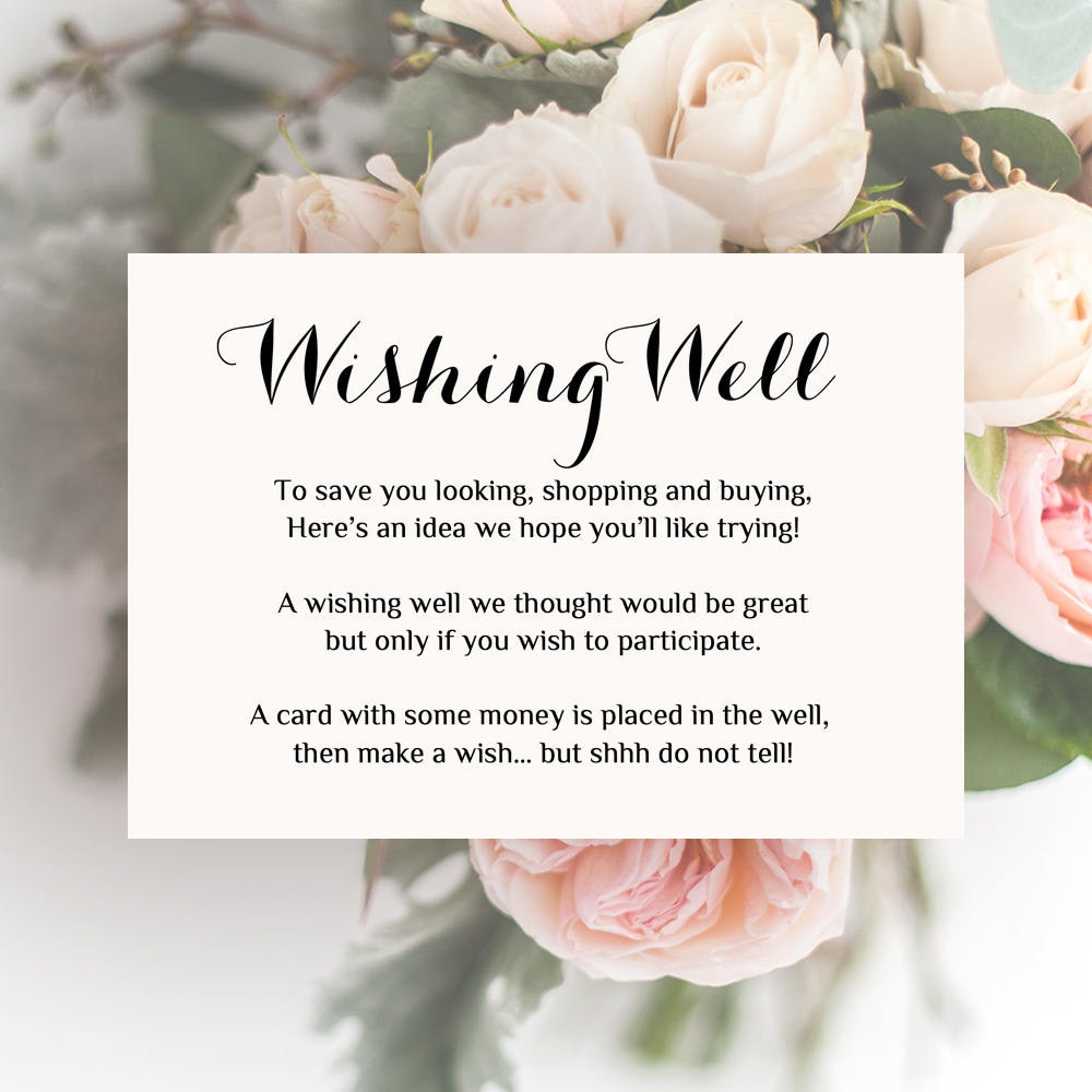 A Wishing Well To Hold Well Wishes For Your Wedding