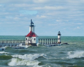 SAINT JOSEPH LighthouseBeach Photography Michigan