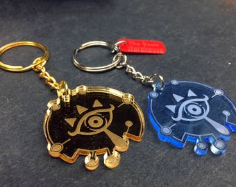 Breath of the Wild Sheikah Symbol Keychain, The Legend of Zelda (laser-cut acrylic)