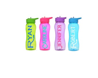 Personalized Water Bottles/kids party favors/kids water bottle/personalized water bottle/kids cups/childs water bottle/sippy cup/kids cup