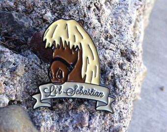 Li'l Sebastian Enamel Pin | Parks and Rec
