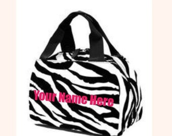 zebra lunch bag