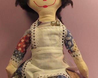 Raggedy Annie Art Doll