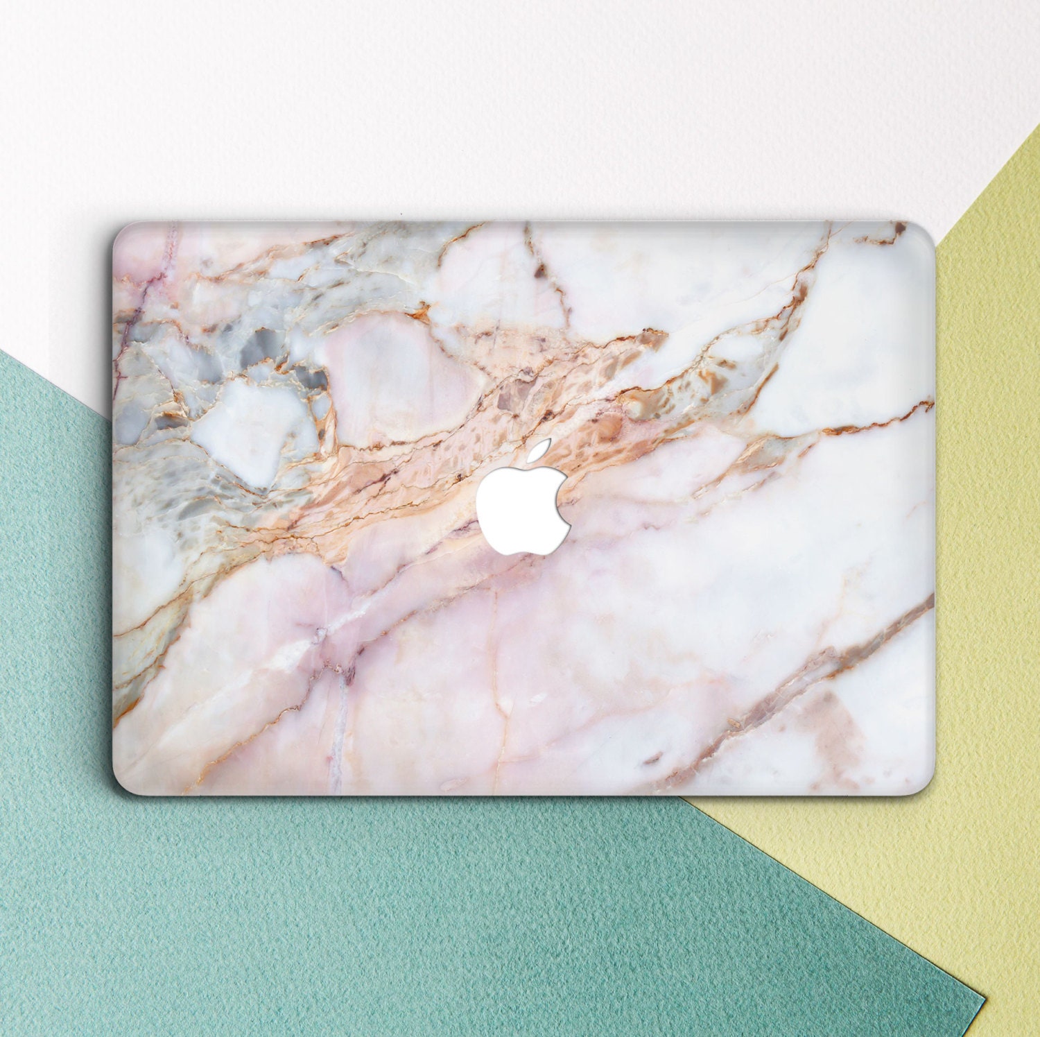 Rose Gold Marble Macbook case Marble Macbook air 13 case Rose