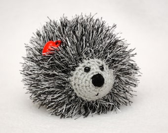 Girlfriend gift|for|her Crochet hedgehog Heart Plush toy Kids Stuff Kids Toys Stuffed Animal Amigurumi Crochet toys Valentines Day Gift idea