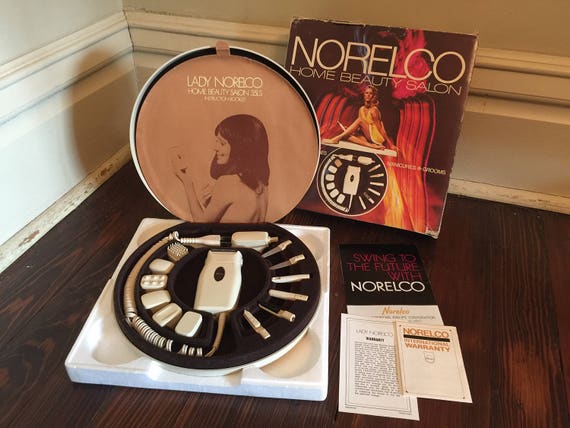 Vintage Lady Norelco Home Beauty Salon 35LS/Shave Massage
