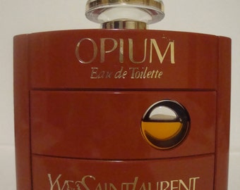 Vintage Yves Saint Laurent Paris Opium Eau De Toilette Bottle 60ml